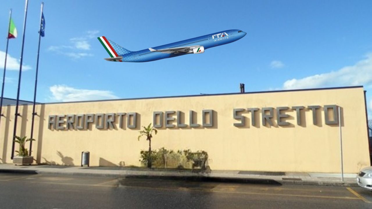 Ita Airways cancella volo Aeroporto dello Stretto Calabria