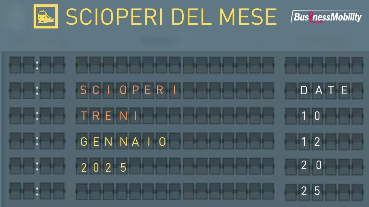 Scioperi treni gennaio 2025