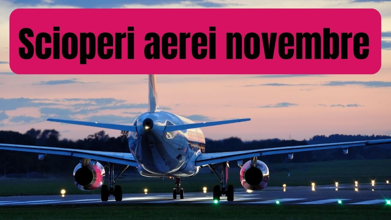 Scioperi aerei novembre