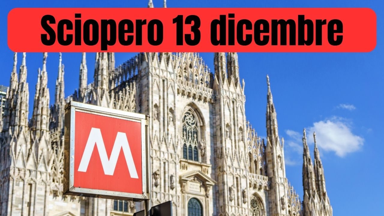 Sciopero 13 dicembre Milano