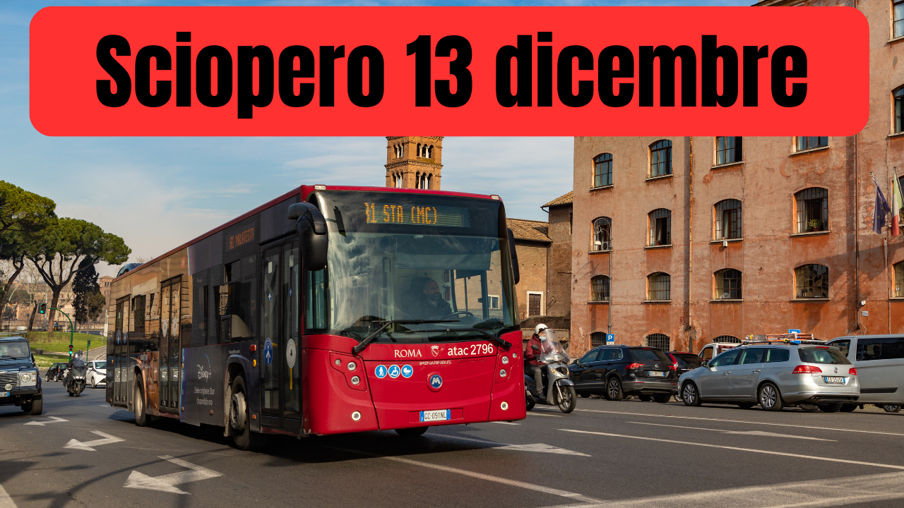 Sciopero 13 dicembre Roma