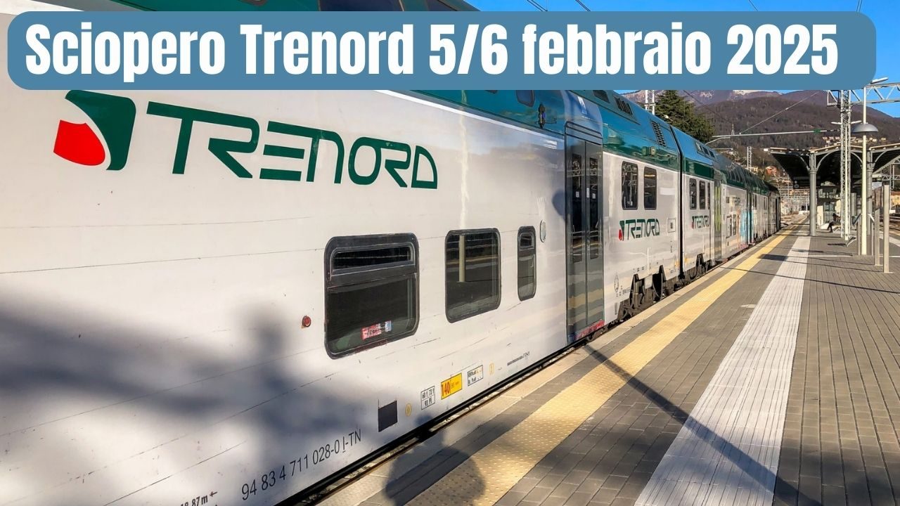 Sciopero Trenord febbraio 2025