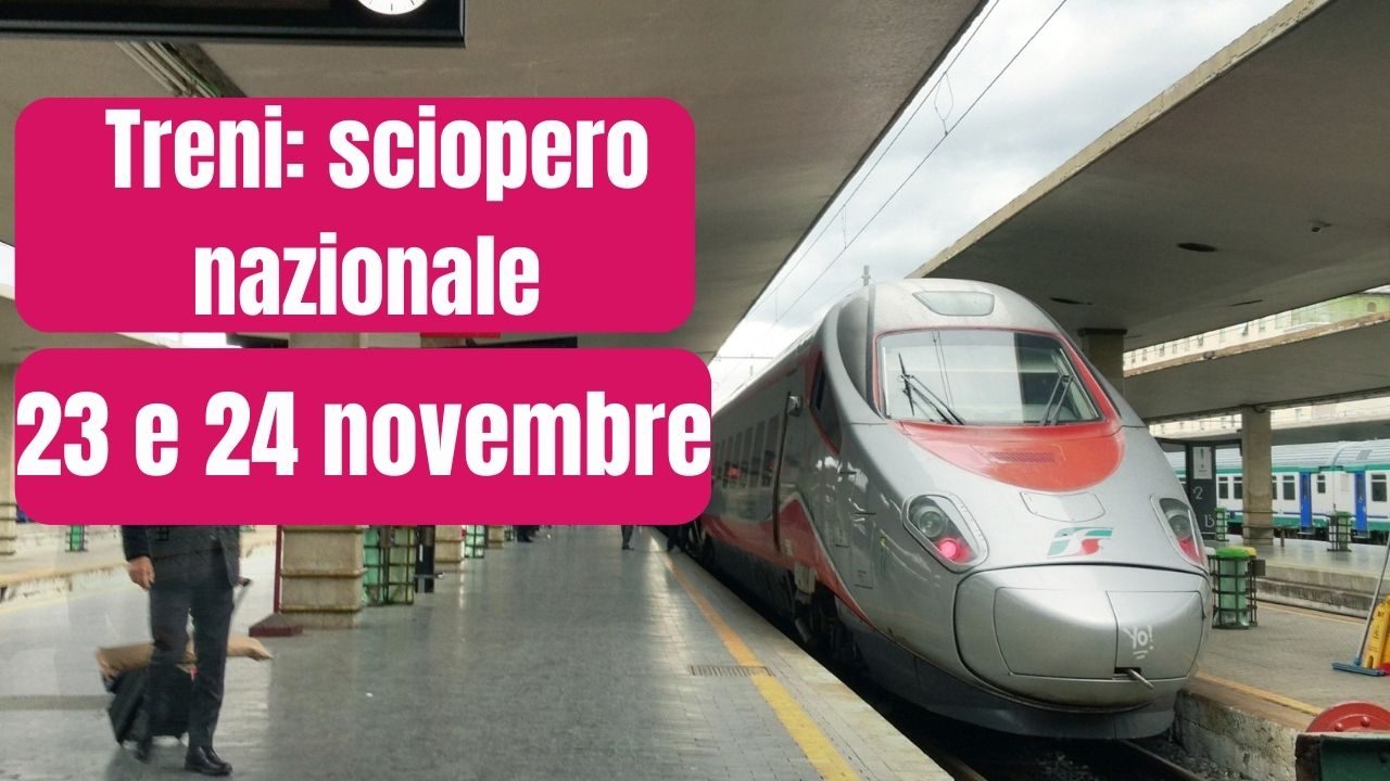 sciopero treni 23 e 24 novembre